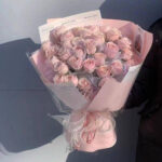Romantic Blush Pink Rose Bouquet